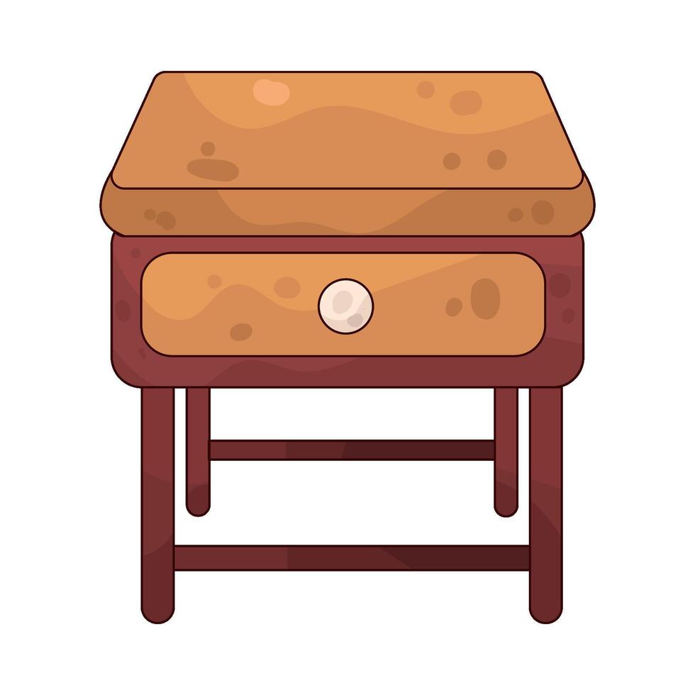 Illustration of Side Table vector