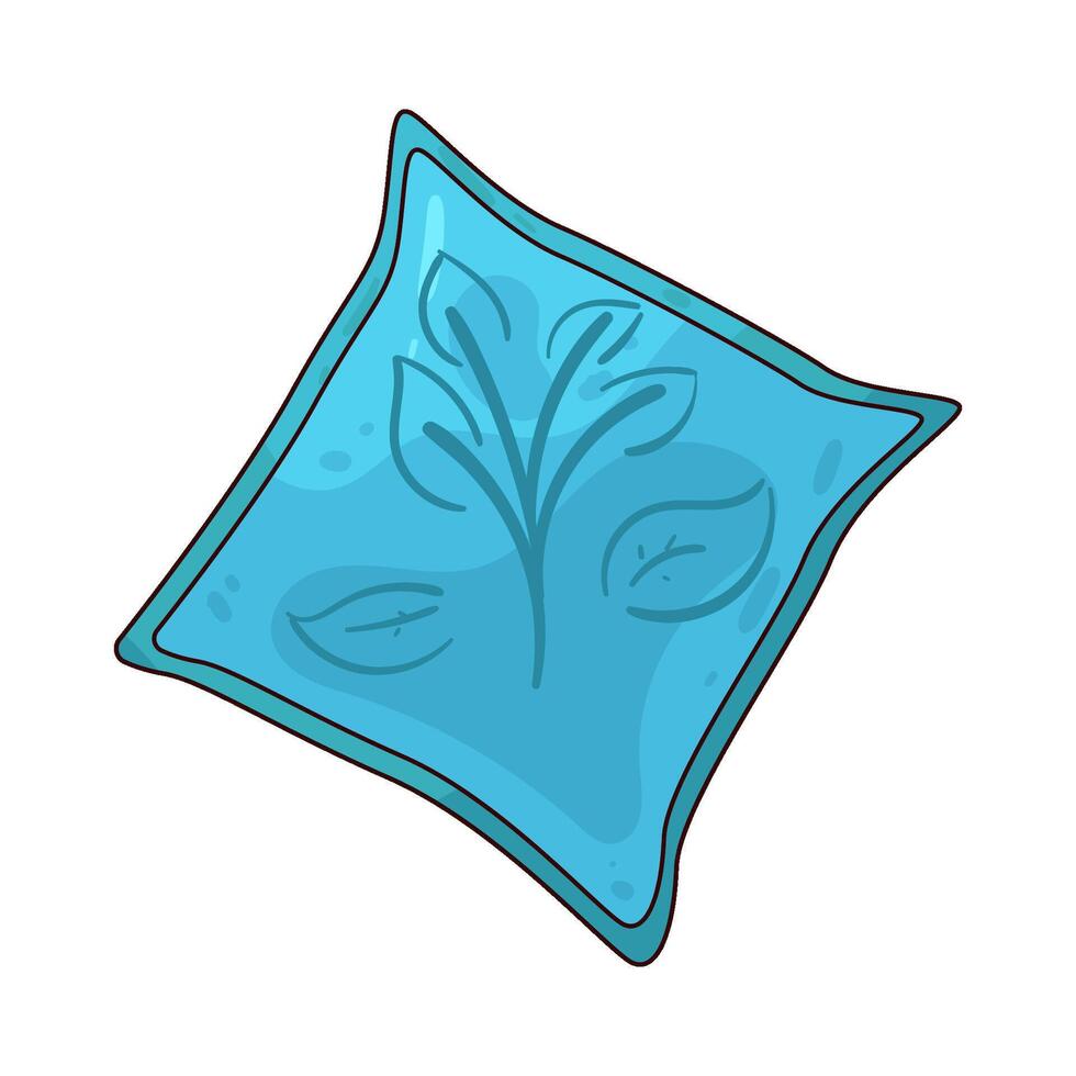 Illustration of Throw Pillow vector