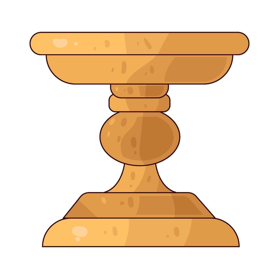 Illustration of Candle Holder vector