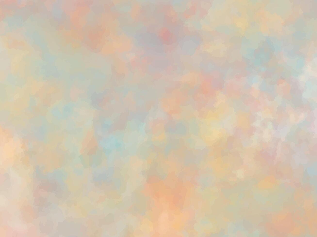 soft multicolored pastel watercolor background vector