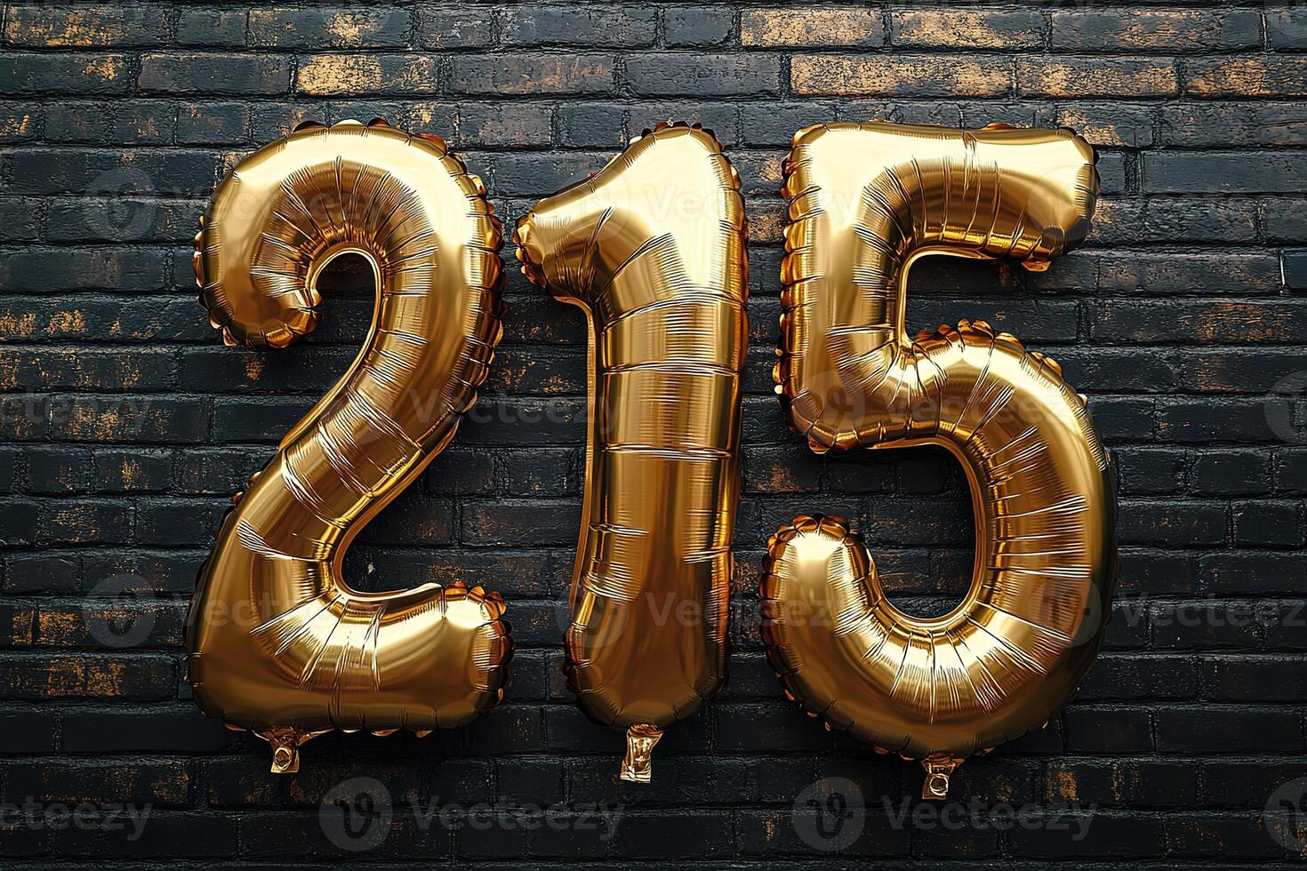 A large number of balloons, each with a number on it photo