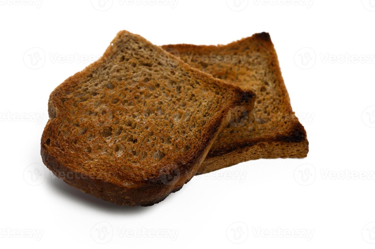 Deliciously toasted whole grain bread slices perfect for breakfast or a snack at any time of day photo