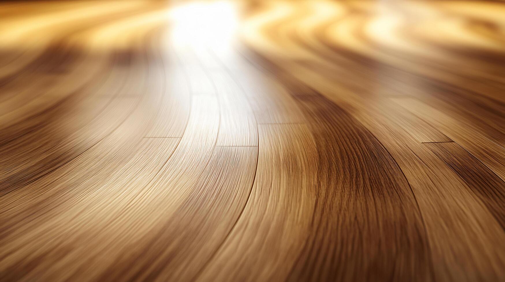 Wooden floor with a wavy pattern. The floor is made of wood and has a natural, warm appearance photo