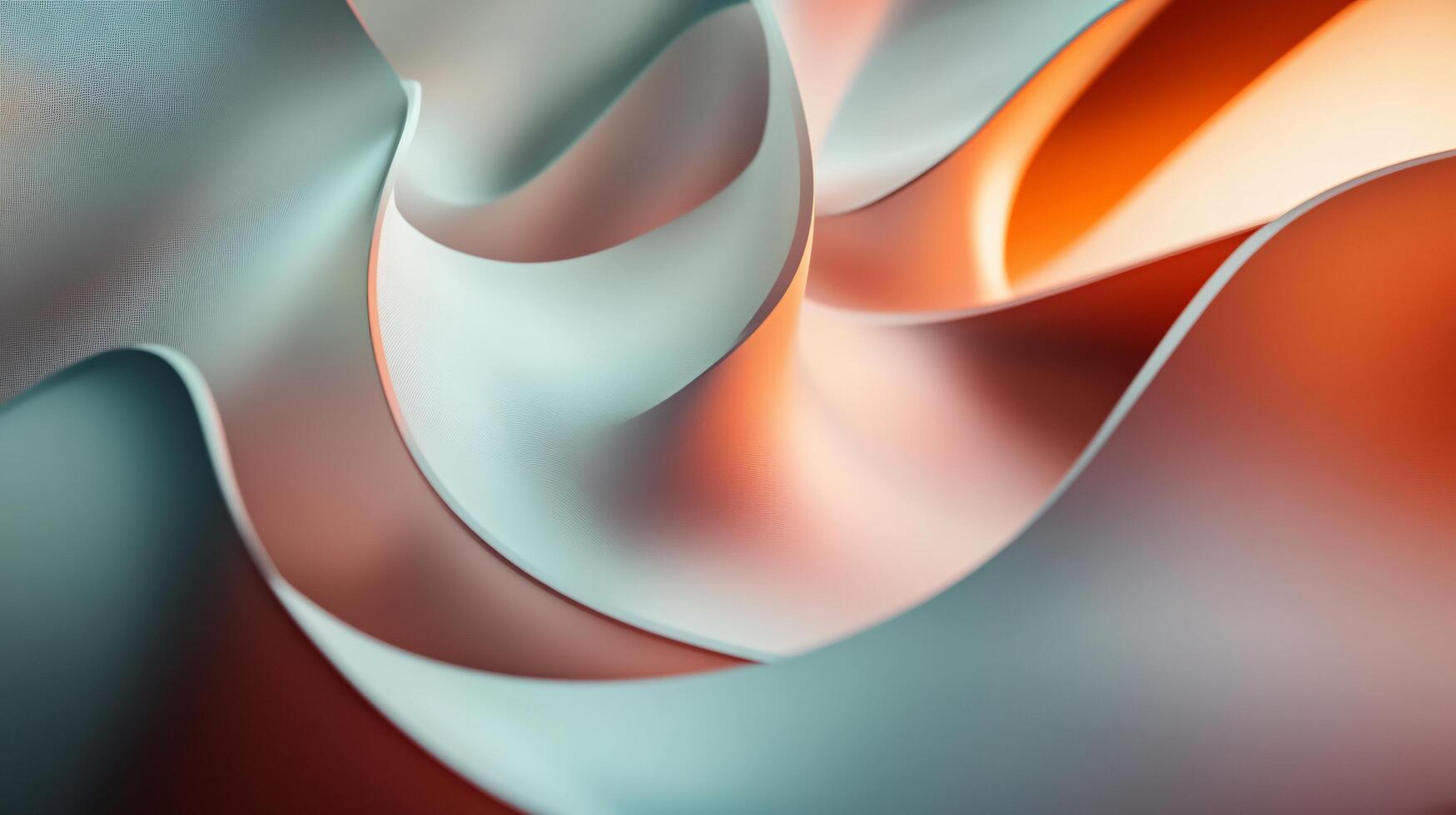 Piece of art with a wave pattern and a red and orange background. The wave pattern is made up of many different shapes and sizes, and the colors are bright and bold. Scene is energetic and dynamic photo