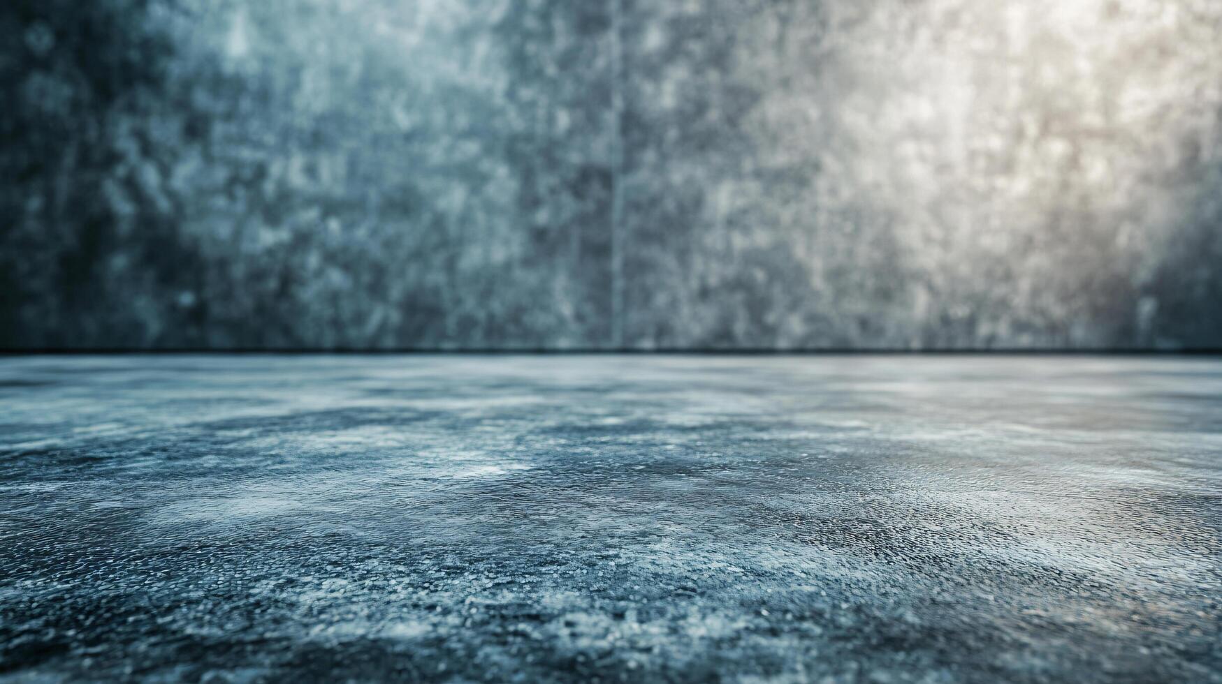 Grey concrete wall with a blue sky in the background. The wall is empty and has no furniture or decoration photo