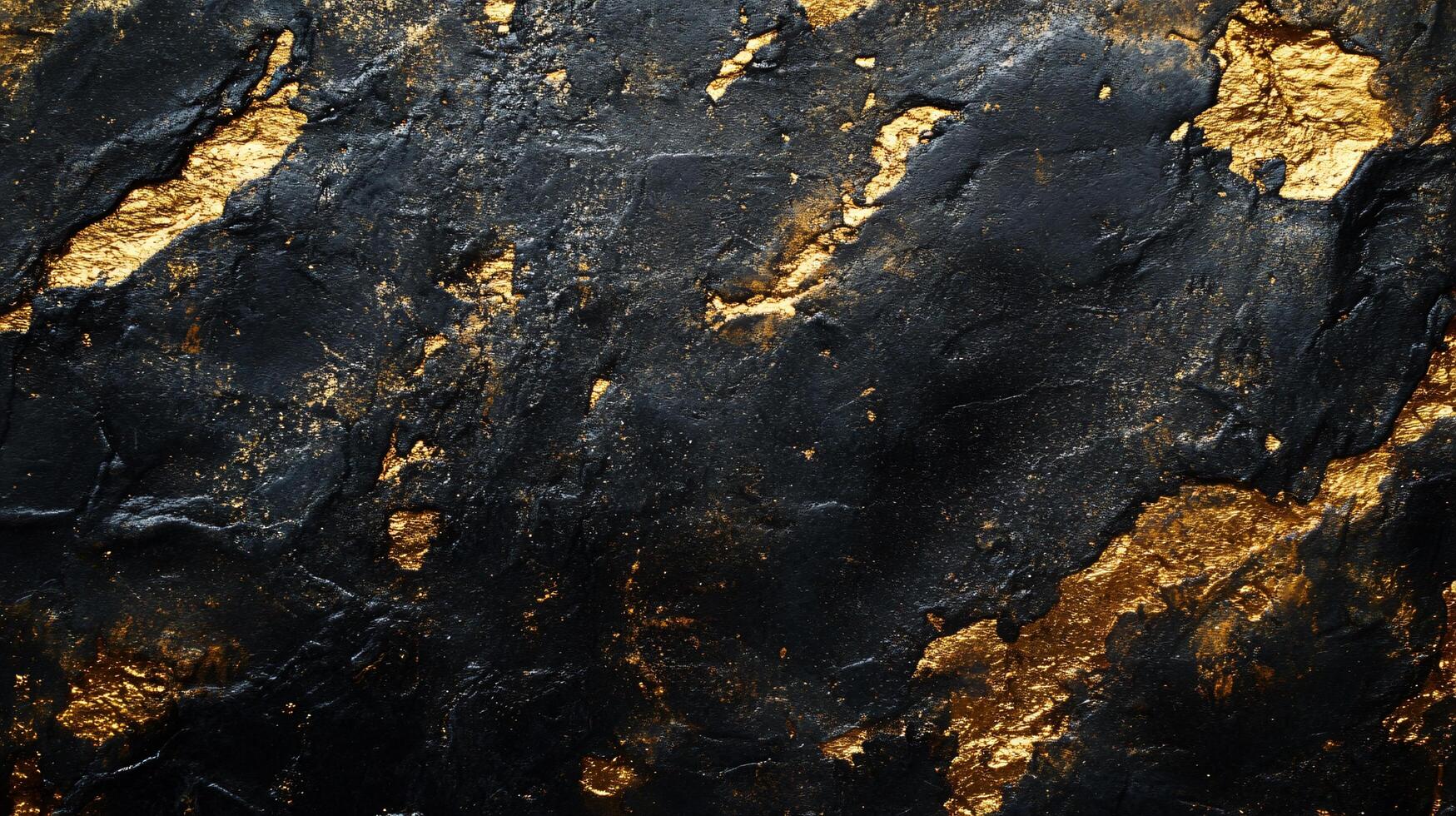 Black and gold background with a gold and black pattern. The background is made of gold and black, giving it a luxurious and elegant appearance. The gold and black pattern is intricate and detailed photo