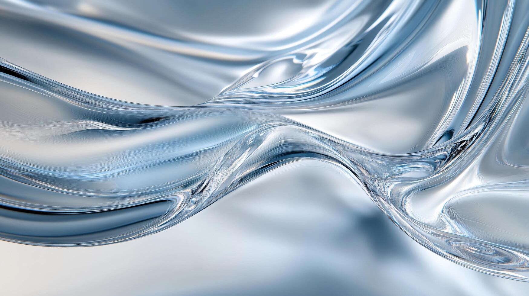 Blue and silver wave with a lot of detail. The image is abstract and has a lot of texture photo