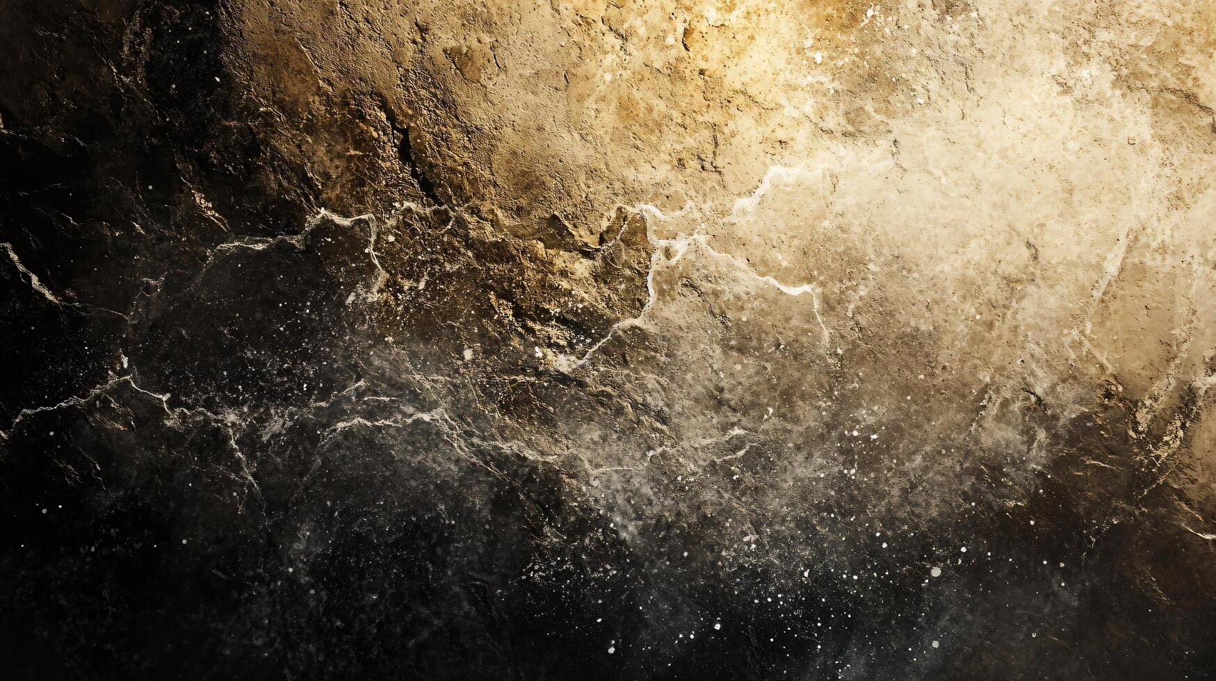 Black and gold background with a splash of white. The black and gold colors give the image a sense of depth and texture. The white splash adds a sense of movement and energy to the scene photo