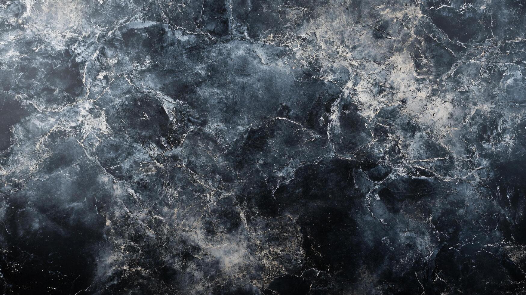 Dark blue background with a few white dots scattered throughout. The background is a mix of blue and white, giving it a somewhat murky and hazy appearance. The white dots are small photo