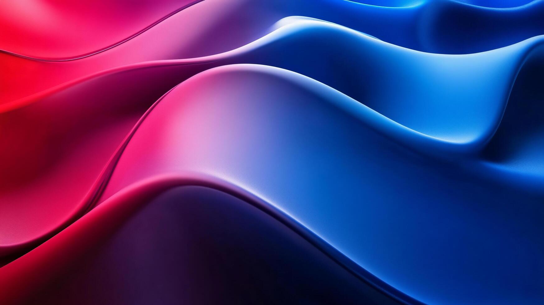 Blue and red wave with a purple hue. The colors are vibrant and the wave appears to be flowing photo