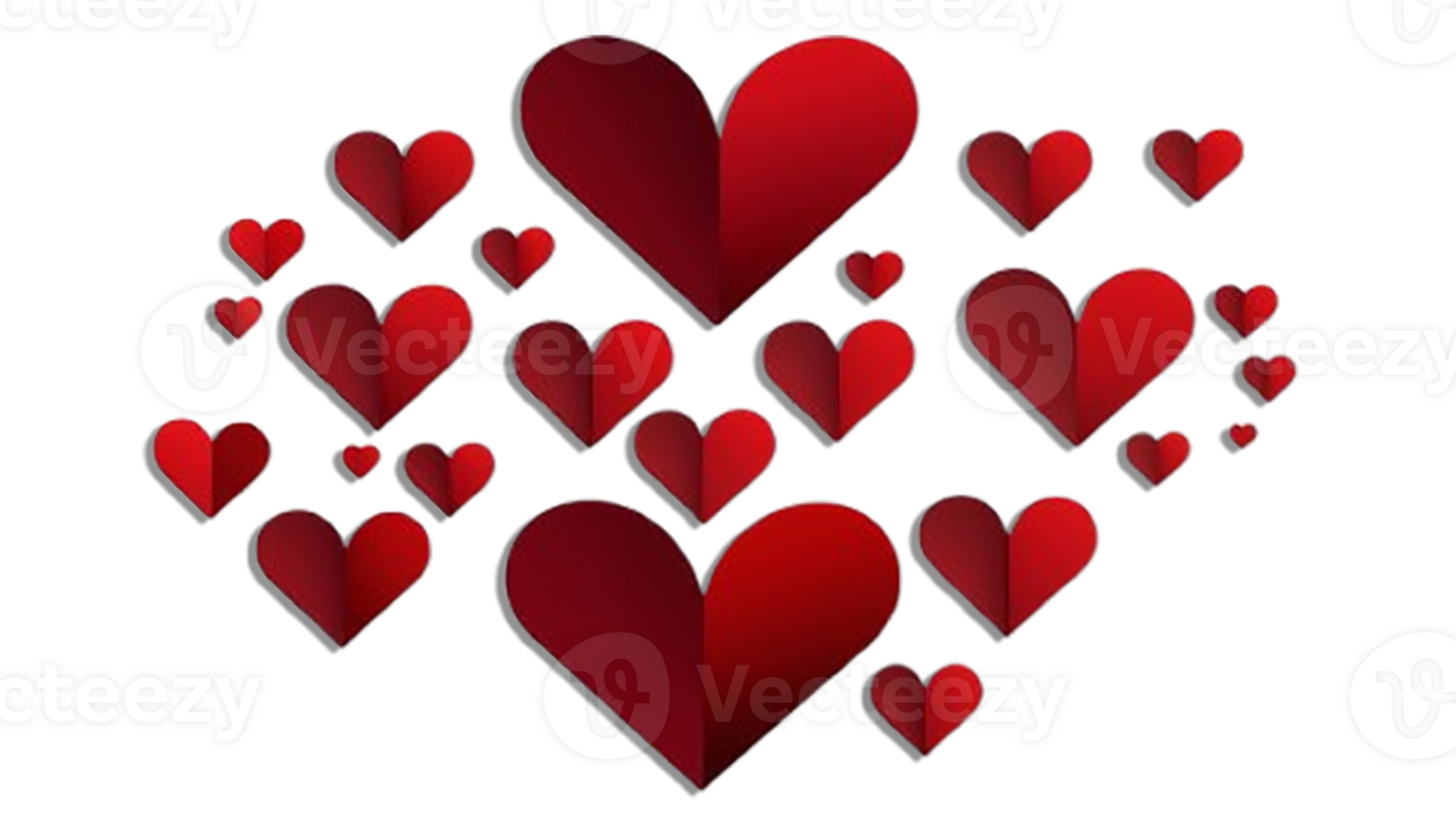 3D Heart Icon for Health and Love Themes Transparent Background png