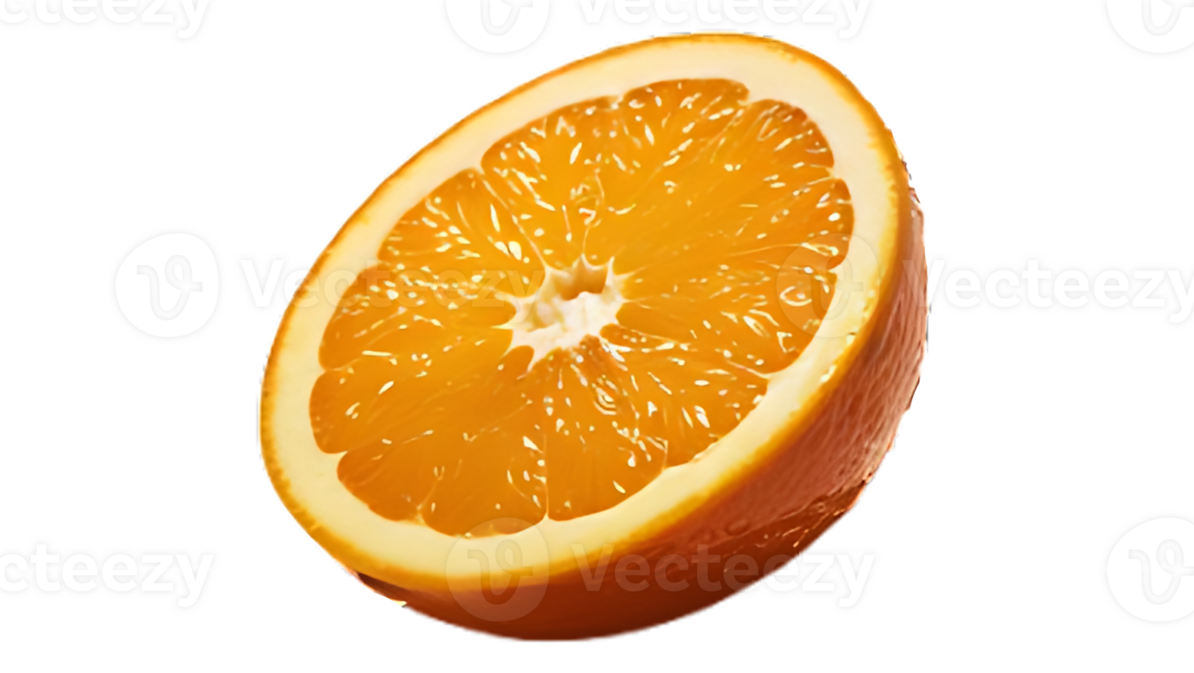 Fresh Orange Slice Illustrations for Social Media png