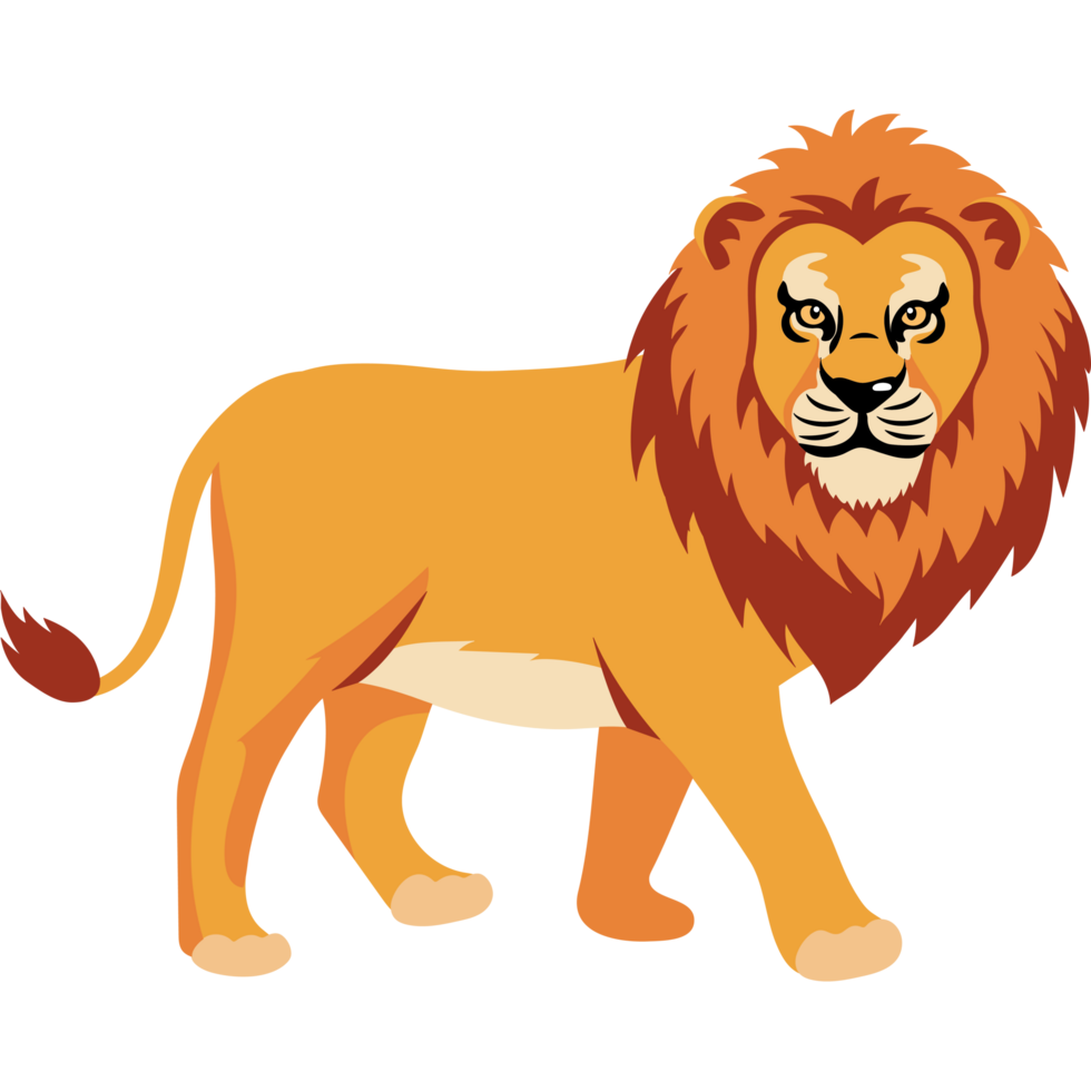 lion animal isolated png