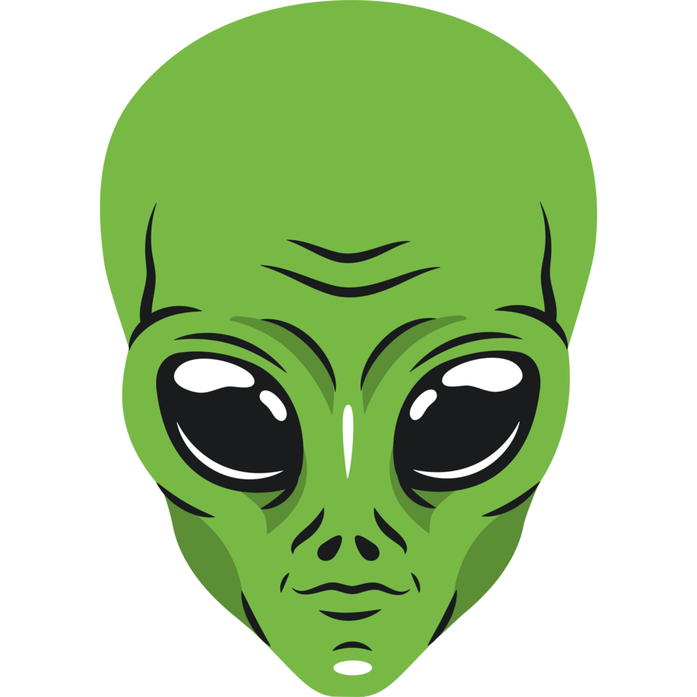 alien face design png