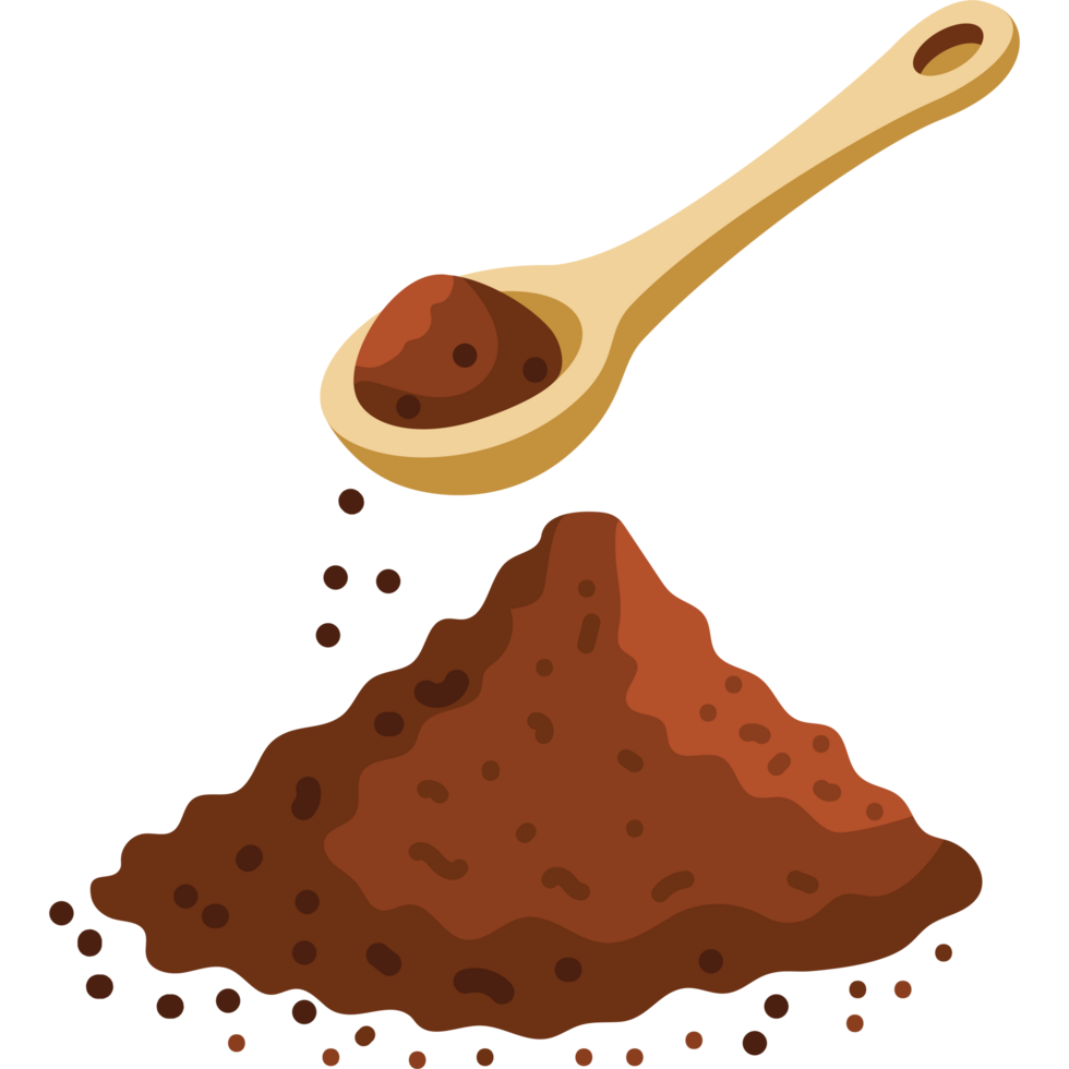 cocoa powder and spoon png