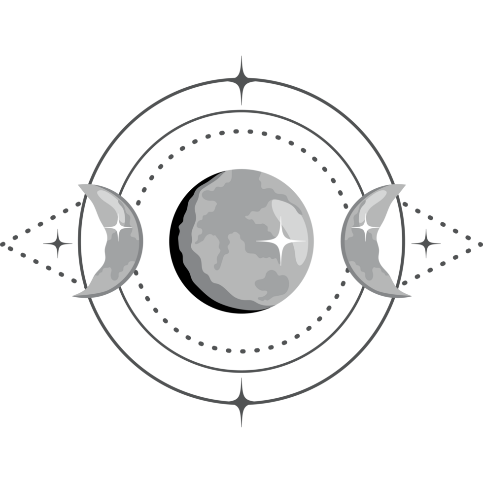 moon phases astronomical science png