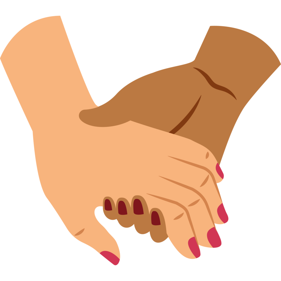 diverse hands friends symbol png
