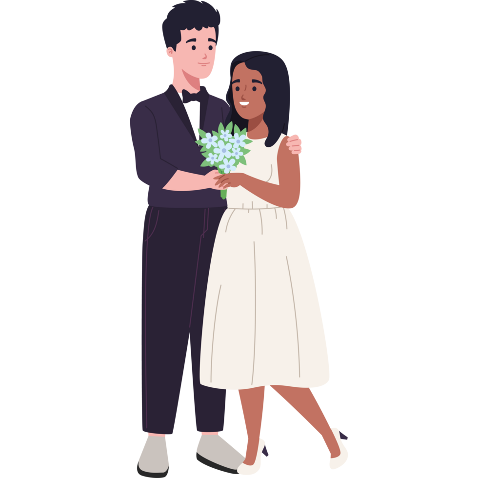wedding happy couple png
