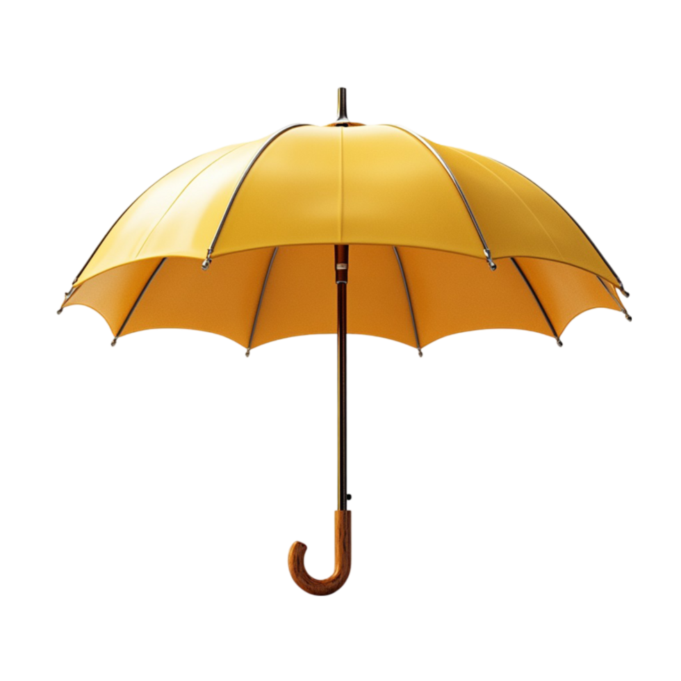 Yellow Umbrella on Transparent Background png