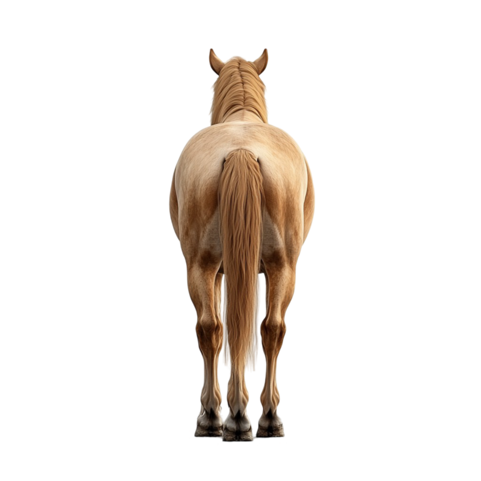 Brown Horse in Natural Pose png