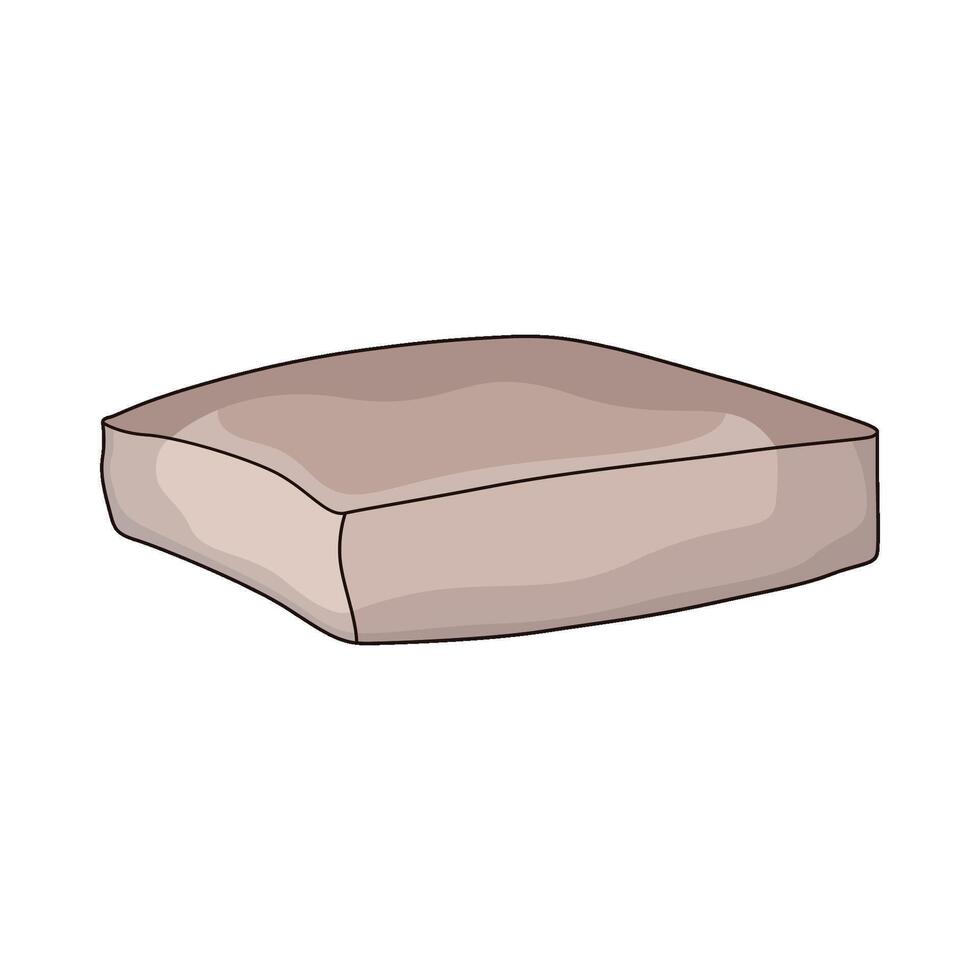 illustration of Floor Cushion vector