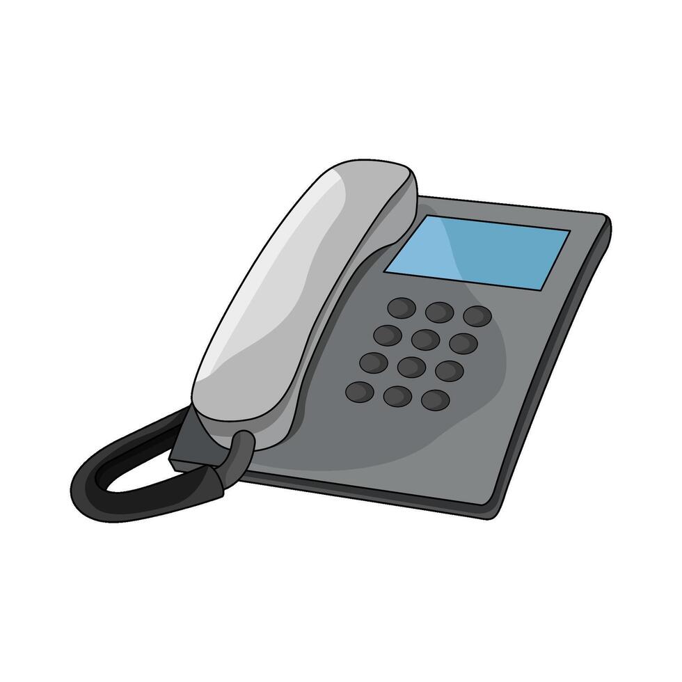 illustration of Telephone vector