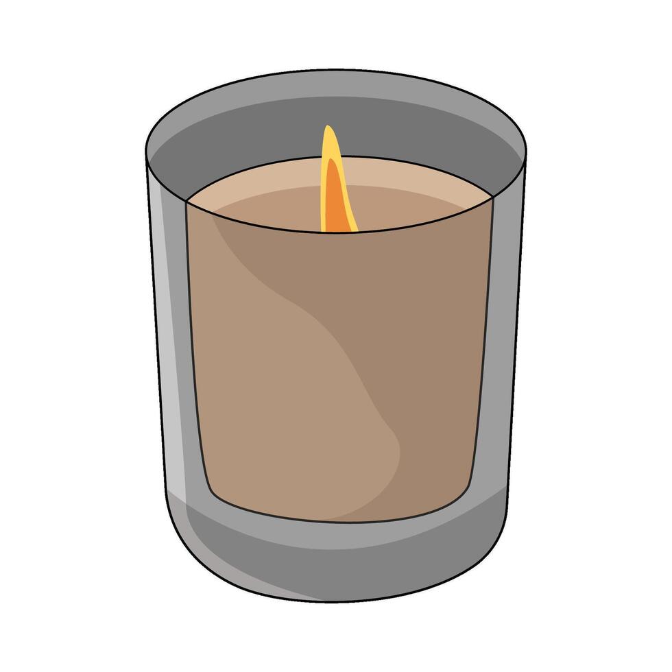 illustration of candle vector