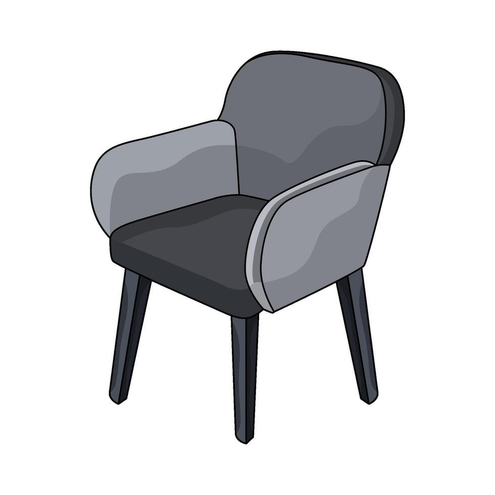 illustration of Lounge Chair vector