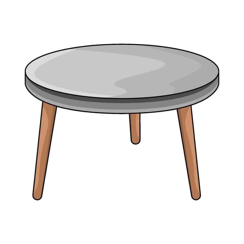 illustration of Coffee Table vector