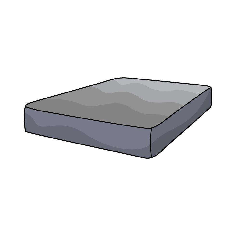illustration of Mattress vector