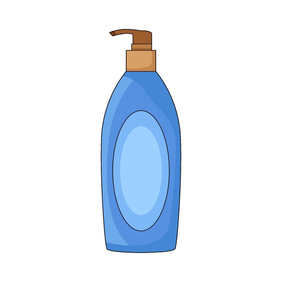 illustration of Shampoo Bottle vector