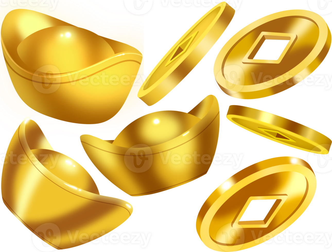 chinese gold celebration png