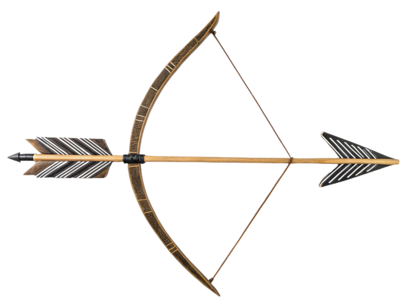 double headed arrow with thin lines, featuring unique design and craftsmanship. This arrow symbolizes direction and purpose, making it striking decorative piece png