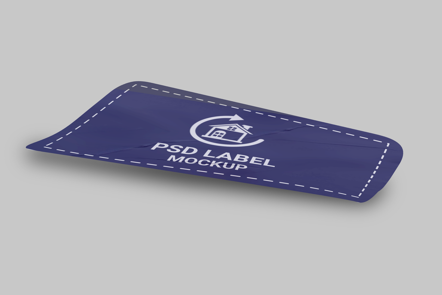 Paper Sticker Mockup Design Template Tag Mockup psd