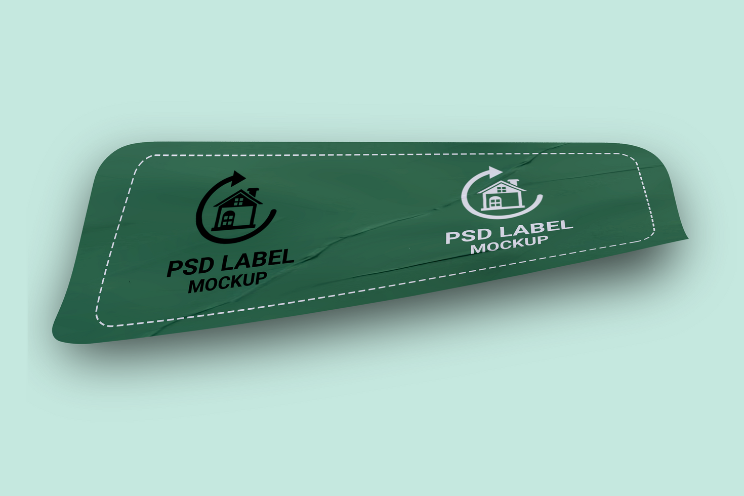 Lable Sticker Mockup Design Template Promotional Label Tag Mockup psd