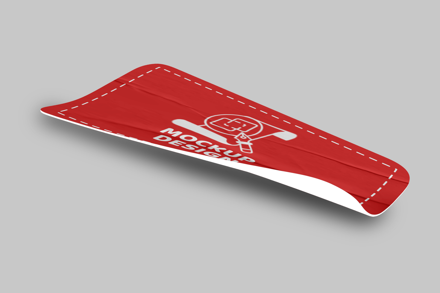 Promotional Tag Sticker Mockup Design Template Promotional Label Tag Mockup psd