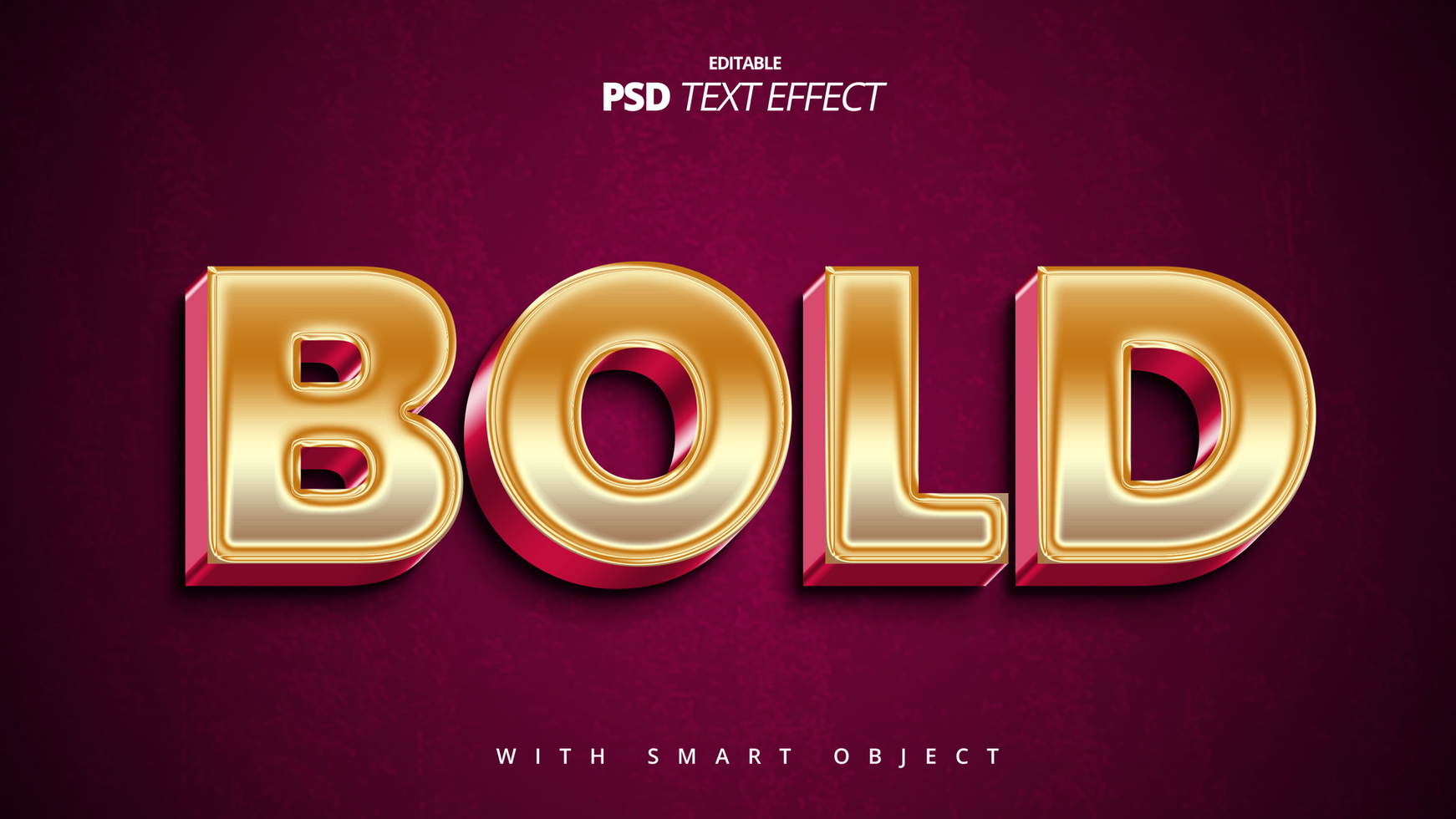 3d gold shiny luxury rich text effect psd
