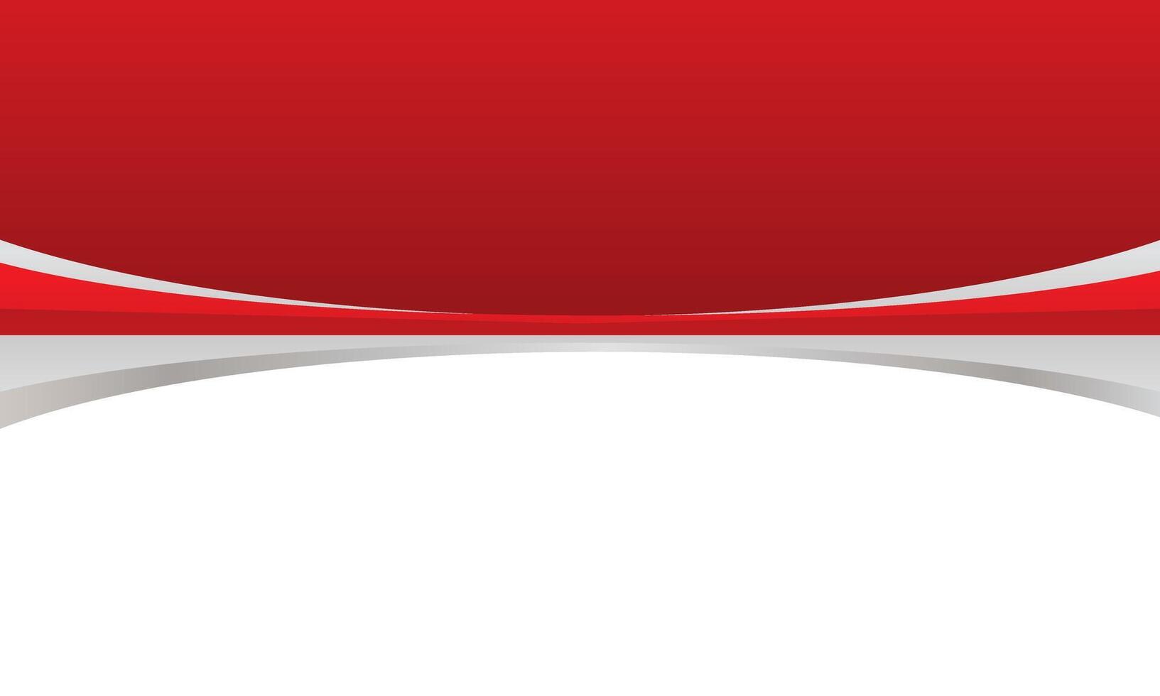 Modern red white abstract banner background vector
