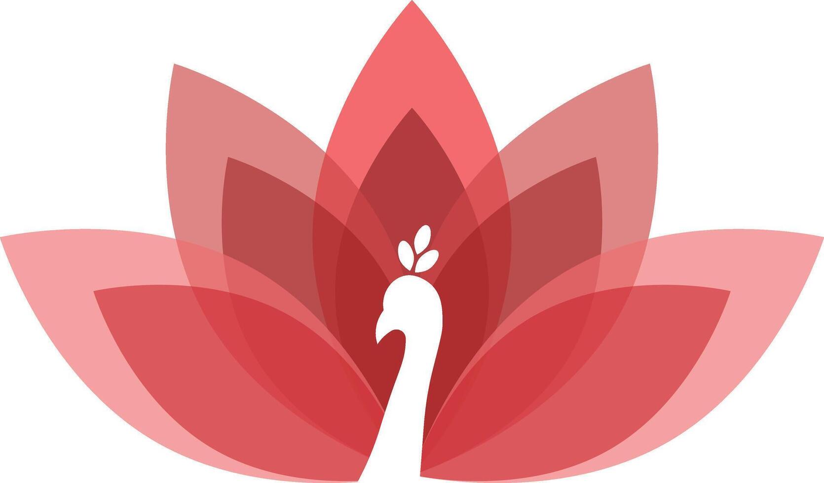 Lotus Peacock Logo vector