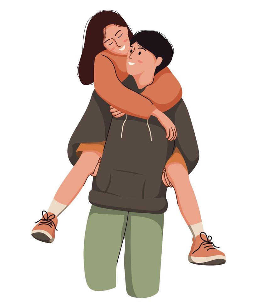 Couple Happy Moment vector