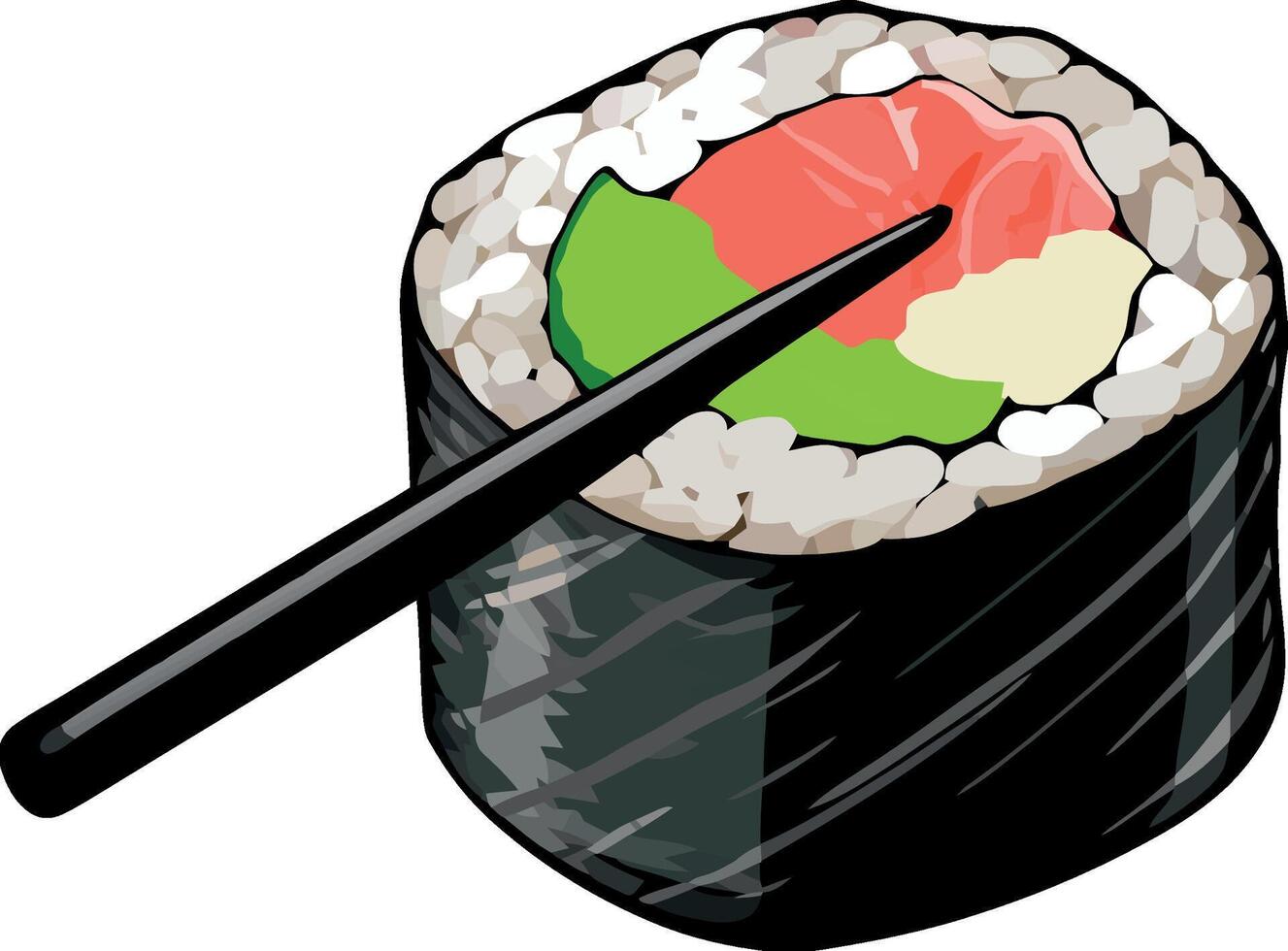 Sushi clip art free download vector