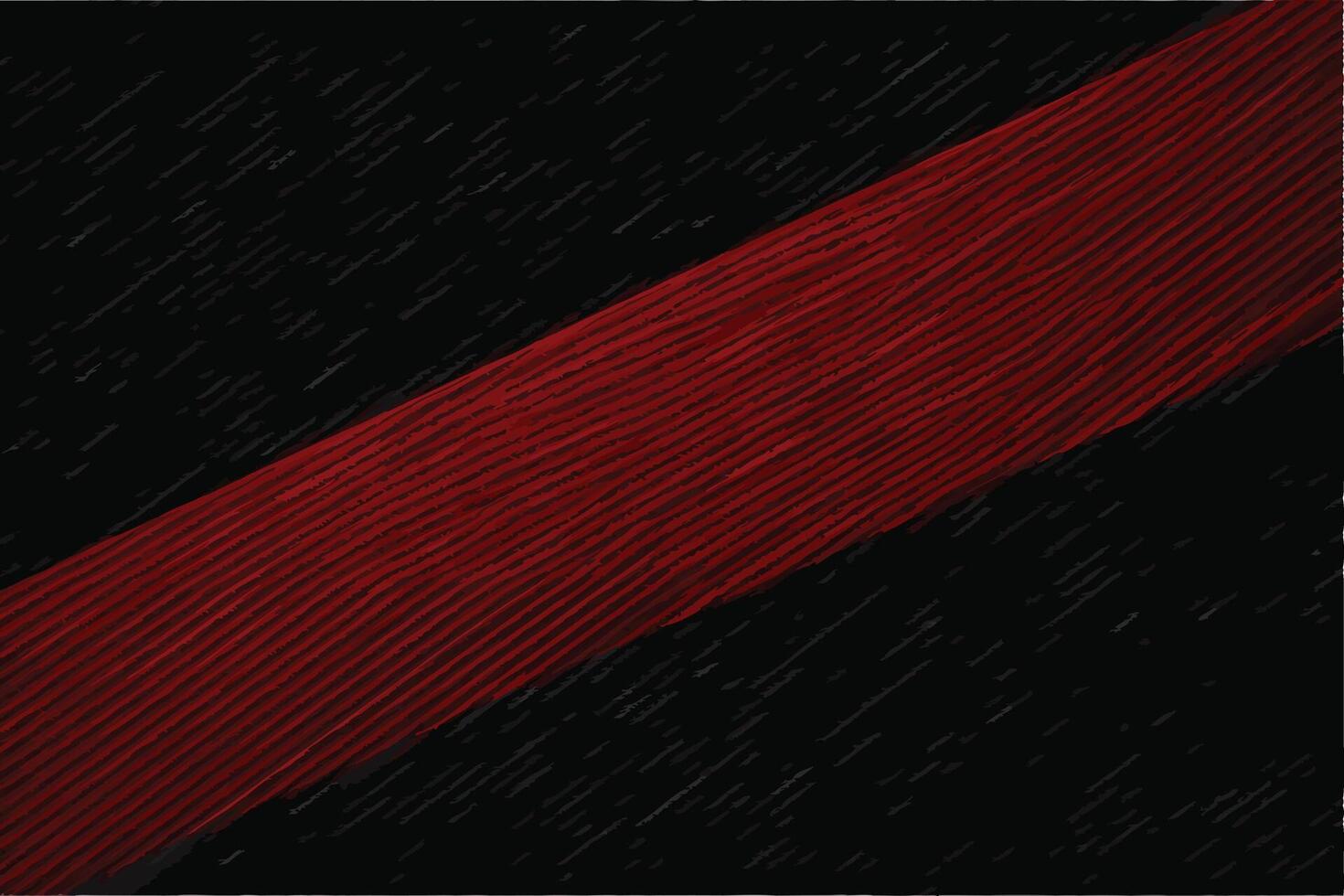 Striking Diagonal Red and Black Abstract Design. vector