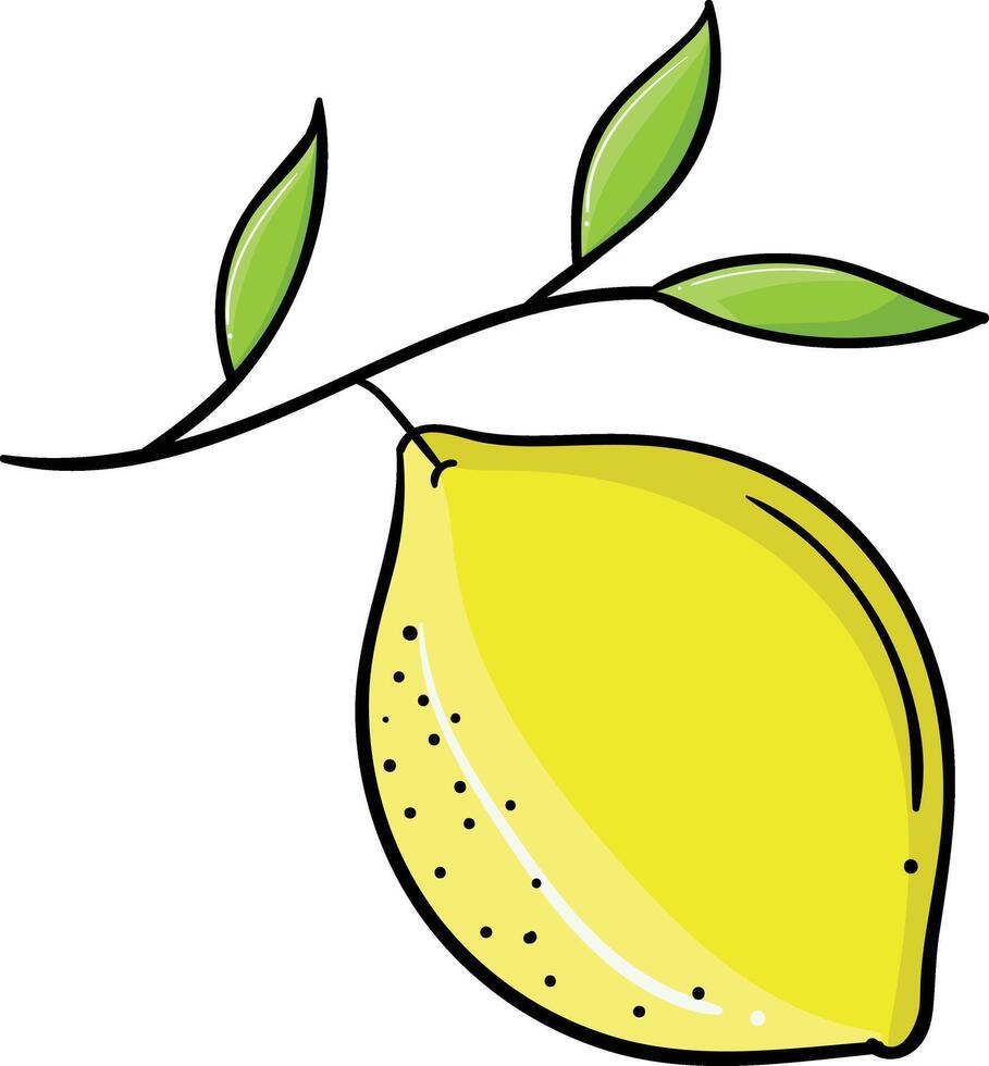 lemon clip art vector