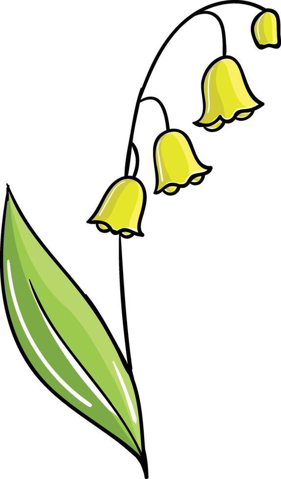 lily of the valley clipart vector