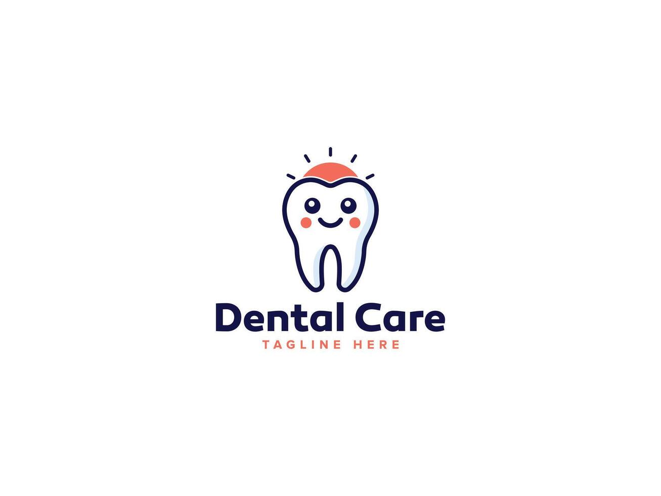 Sun Tooth Logos, Fresh and Lively Designs for Modern Practices vector