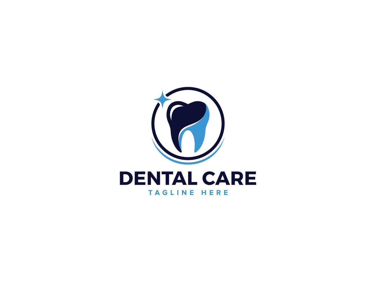 Efficient and Effective Dental Logos, Professional Designs for Reliable Practices vector