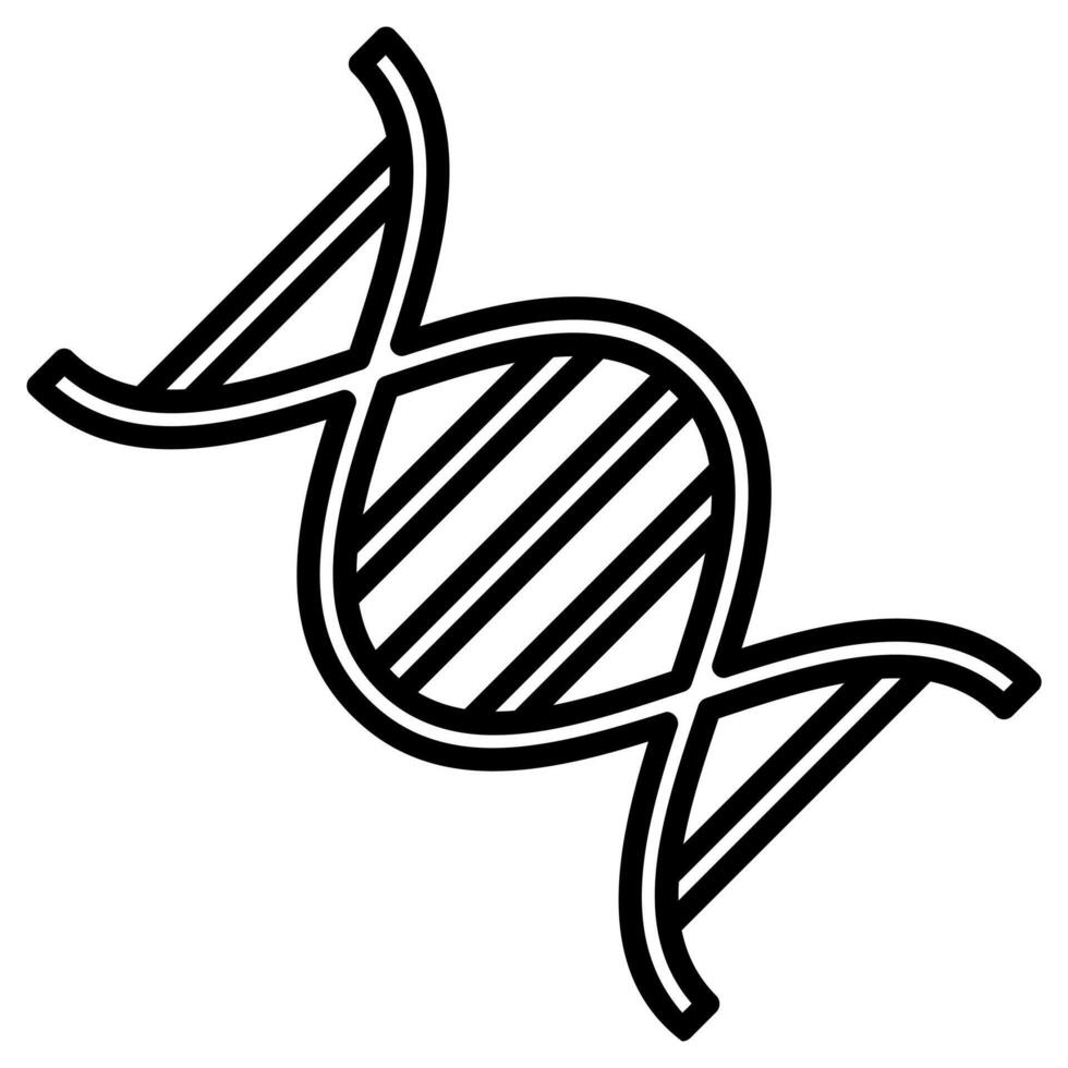 DNA Double Helix Icon vector