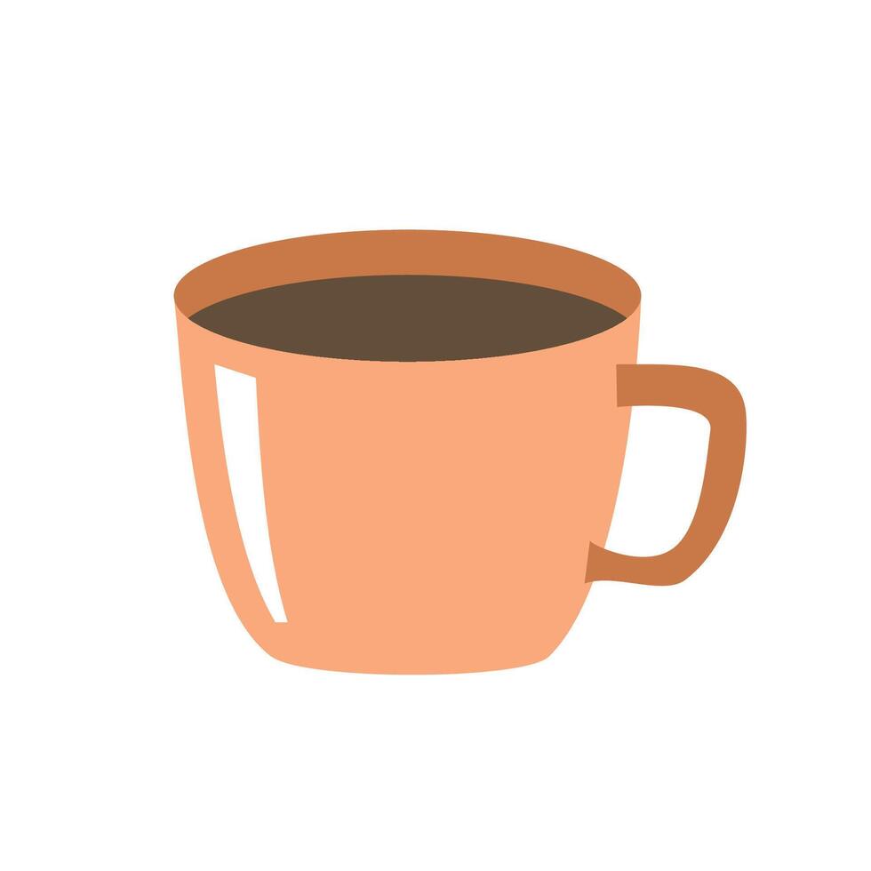 Cup of coffee. Coffee break. Hot chocolate. Cappuccino. Frappe. Coffee break. Milkshake. Moccacino. Latte. Americano. vector