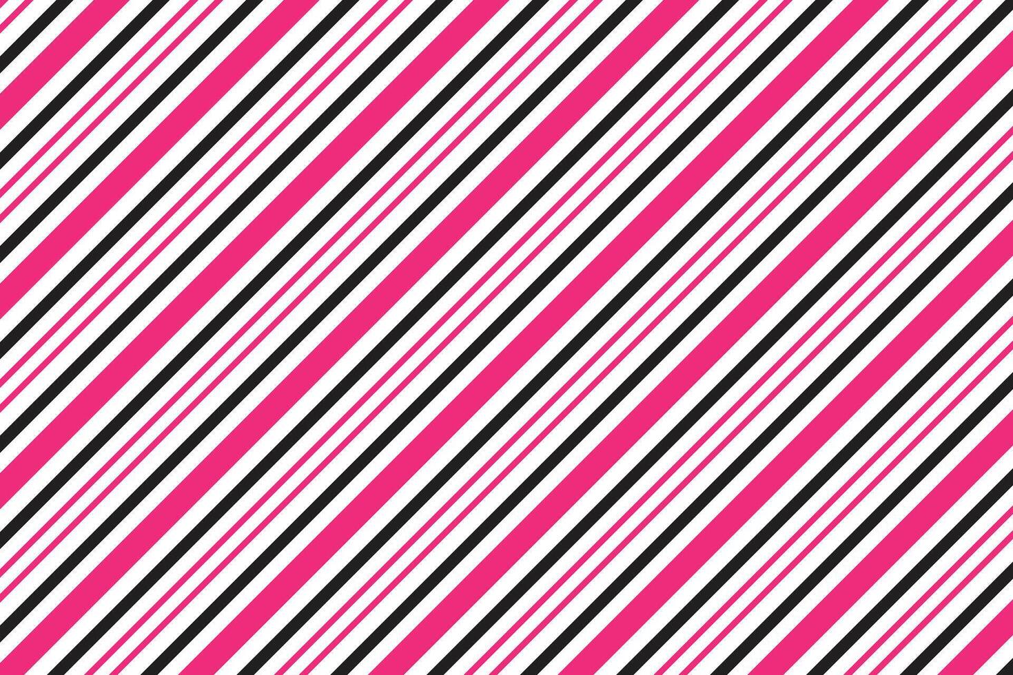 simple abstract black pink color diagonal line pattern pink and white stripes on a pink background vector