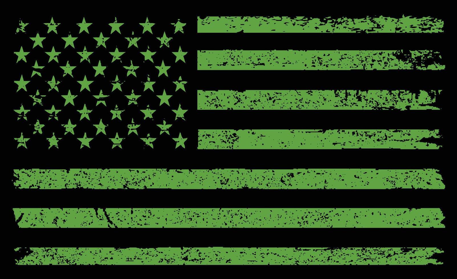 USA Army Flag Design Template vector